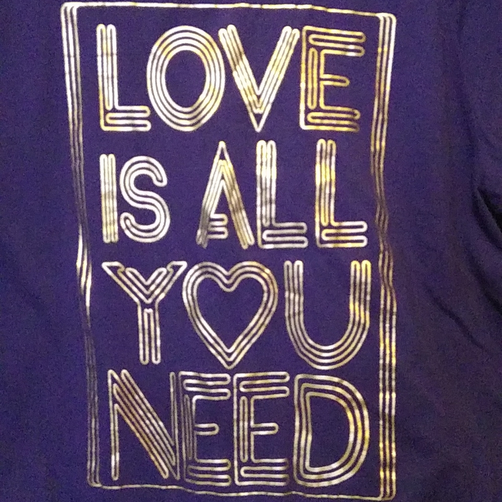 'Love Is All You Need' Long Sleeve Top